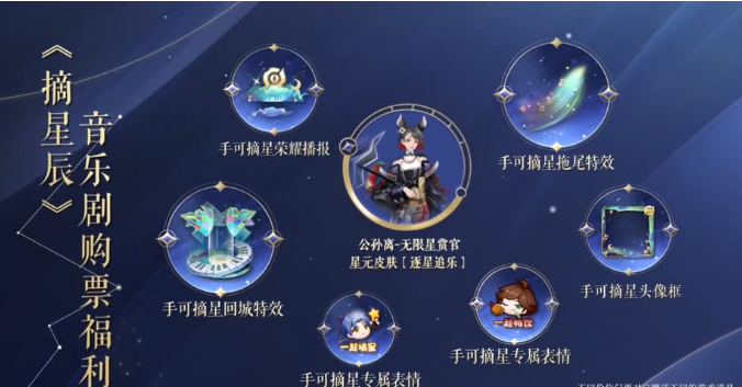 《王者荣耀》公开首个原创音乐剧《摘星辰》购票福利