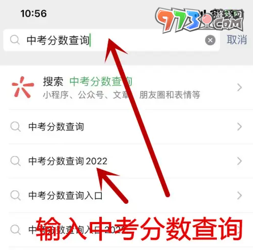 《微信》2023中考查分方法