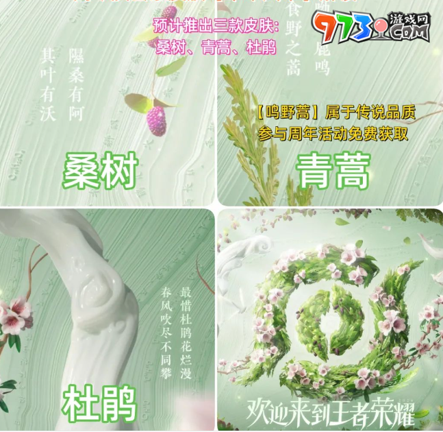 《王者荣耀》2024周年庆皮肤草木风华品质