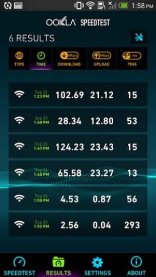 Speedtest.net截图(2)