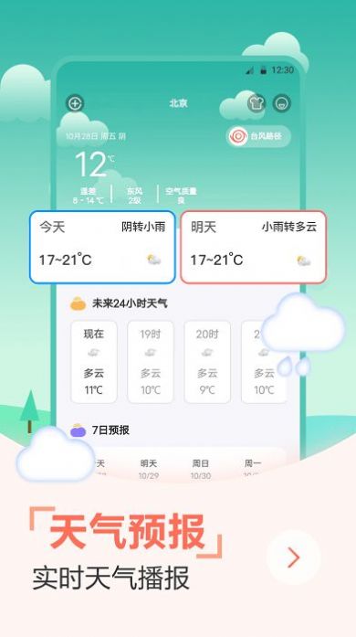 天气预报穿衣指南截图(2)