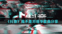 《抖音》我不是刘德华歌曲分享