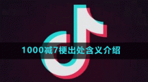 1000减7梗出处含义介绍