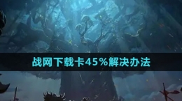 《魔兽世界》战网下载卡45%解决办法