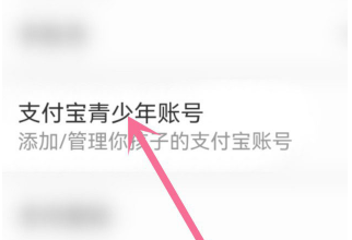 支付宝青少年账号登录方法介绍