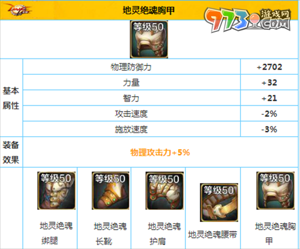 《dnf手游》地灵绝魂胸甲装备介绍